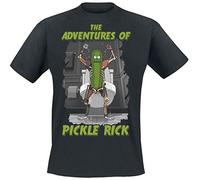 Rick and Morty Adventures of Pickle Rick T-Shirt schwarz XL