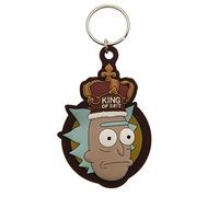 Pyramid International Schlüsselanhänger – Rick And Morty King Of S**t – Gummi, Einheitsgröße