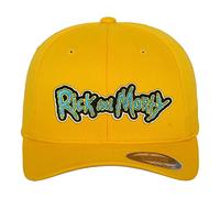Rick and Morty Offizielles Lizenzprodukt Flexfit Cap (Gelb), Groß/X-Large