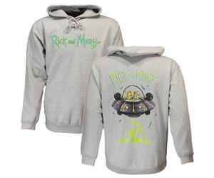 Rick and Morty Pullover Spacecruiser Pullover Hoodie Grau L Grau