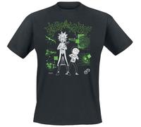 Rick And Morty Rick and Morty LAB T-Shirt schwarz in XL