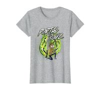 Rick and Morty The Portal Boyz T-Shirt, Damen, Grau Meliert, 3XL