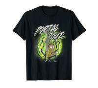 Rick and Morty The Portal Boyz T-Shirt, Herren, Schwarz, 4XL