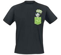 Rick and Morty Tiny Pocket Rick T-Shirt schwarz L