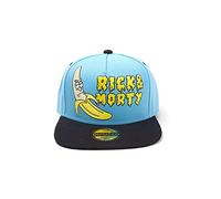 Rick and Morty Unisex Embroidered Banana Snapback Baseball Cap, Blau (Blue Blue), One Size