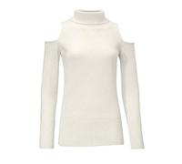 RICK CARDONA Damen Designer-Rollkragenpullover, Offwhite, Größe:38