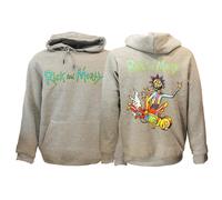 Rick & Morty Acid Rick Hoodie Pullover Pullover Grau XXL Schwarz