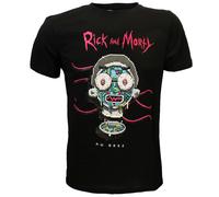Rick und Morty Aw Geez T-Shirt - offizielles Merchandise L Schwarz