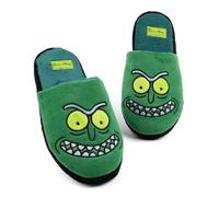 Rick und Morty Mens Pantoffeln Erwachsene Pickle Rick Green House Sliders