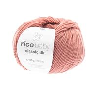 Rico Baby Classic dk #58, weiche Babywolle zum Stricken oder Häkeln, 50g, (Grundpreis [D] 5,98€/100g)