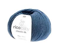Rico Baby Classic dk #60, weiche Babywolle zum Stricken oder Häkeln, 50g