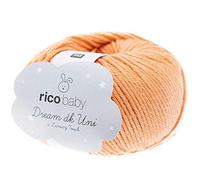 Baby Dream dk Uni von Rico Design, Apricot, aus Polyacryl