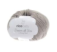 Rico Design Rico Baby Dream dk uni - A Luxury Touch Taupe