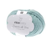 Rico Design Rico Baby Dream dk uni - A Luxury Touch Aqua