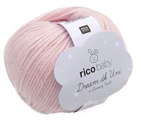 Rico Baby Dream Uni Fb. 003, Babywolle weich zum Stricken & Häkeln