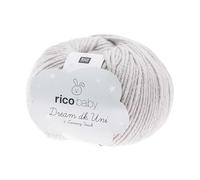 Rico Baby Dream Uni Fb. 005, Babywolle weich zum Stricken & Häkeln