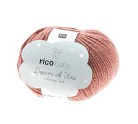 Rico Baby Dream Uni Fb. 008 Altrosa Babywolle weich zum Stricken & Häkeln