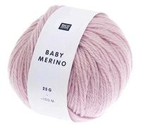 Rico Baby Merino dk Farbe 09 flieder, Babywolle reine Merinowolle zum Stricken oder Häkeln