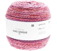 Rico Chic Unique Dk Bobbel Farbverlaufswolle zum Stricken oder Häkeln (01 berry)