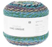 Rico Chic Unique Dk Bobbel Farbverlaufswolle zum Stricken oder Häkeln (023 Ivies)