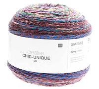 Rico Chic Unique Dk Bobbel Farbverlaufswolle zum Stricken oder Häkeln (04 bubblegum)