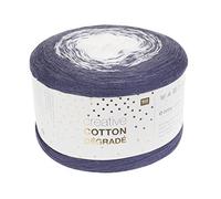 Rico Creative Bobbel Cotton Dégradé Fb. 008 200g Bobbel Mit Dezentem Farbverlauf Ca. 800m Farbverlaufsgarn