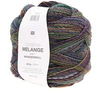 Rico Design Creative Melange Aran Wonderball 200 g 640 m Blau-Grün