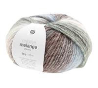 Rico Creative Melange Chunky, dicke Farbverlaufswolle Nadelstärke 6-7 mm zum Stricken oder Häkeln (079 winter forest)