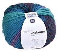 Rico Creative Melange Chunky Fb. 46, Wolle Nadelstärke 6 - 7 mm mit Farbverlauf