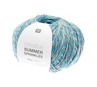 Rico Design 100g Creative Summer Sprinkles - Farbe: 04 - aqua - Das Gute-Laune-Sommergarn.