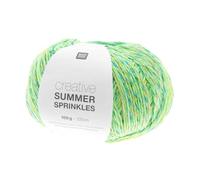 Rico Design 100g Creative Summer Sprinkles - Farbe: 09 - neon grün - Das Gute-Laune-Sommergarn.