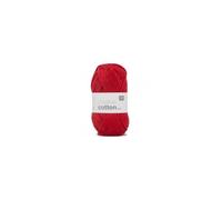 Rico Design 50 g Creative Cotton Aran Häkelgarn Baumwolle 85 m Lauflänge/Knäuel (Rot)