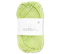 Frida's Wollhaus Rico Design 50 g Creative Cotton Aran Wolle Stricken Häkeln 63 Farben (31 | Smoky blue)