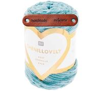 Rico Design 50g CREATIVE CHENILLOVELY DK AQUA Premium Wolle samtweich für Amigurumi Baby und Wohnaccessoires hautfreundlich leicht zu verarbeiten mit mySearose Label