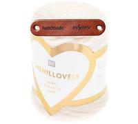 Rico Design 50g CREATIVE CHENILLOVELY DK CREME Premium Wolle samtweich für Amigurumi Baby und Wohnaccessoires hautfreundlich leicht zu verarbeiten mit mySearose Label