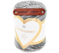 Rico Design 50g CREATIVE CHENILLOVELY DK GRAU Premium Wolle samtweich für Amigurumi Baby und Wohnaccessoires hautfreundlich leicht zu verarbeiten mit mySearose Label