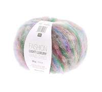Rico Design 50g Fashion Light Luxury Hand-Dyed - Farbe 09 - retro - leichte Wolle mit Alpakawolle zum Stricken
