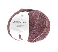 Rico Design Alpaca Art Strickwolle, 4-fädig, 100 g, weich und bequem