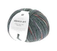 Rico Design Alpaca Art Strickwolle, 4-fädig, 100 g, weich und bequem