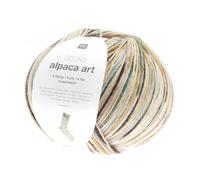 Rico Design Alpaca Art Strickwolle, 4-fädig, 100 g, weich und bequem
