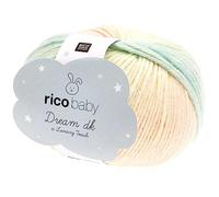 Rico Design Baby Dream dk Babywolle 50g 115m Nadelstärke 4 50% Polyacryl 50% Polyamid Schonwaschgang 30°C Ganzjährig geeignet Pastell