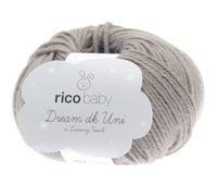 Rico Design Rico Baby Dream dk uni - A Luxury Touch Taupe