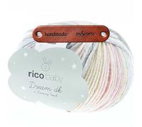 Rico Design BABY DREAM LUXURY TOUCH DK BEERE-BLAU Premium Wolle 50g für weiche Babymode kreative Farbspiele und liebevolle Handarbeiten mit mySearose Label