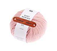 Rico Design BABY MERINO 07 ROSA Premium Wolle 25g Weiche Merinowolle für Babykleidung Accessoires und zarte Geschenke in klassischen Farben mit mySearose Label