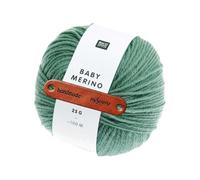 Rico Design BABY MERINO 11 EFEU Premium Wolle 25g Weiche Merinowolle für Babykleidung Accessoires und zarte Geschenke in klassischen Farben mit mySearose Label