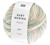 Rico Design Babywolle Merino Print 25g 100m Nadel 4 Pflegeleicht 30°C