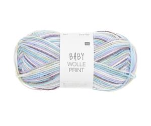 Rico Design Babywolle Print Lila-Grün