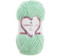 Rico Design Chenillove, Häkelwolle Strickgarn, hochwertige Chenille Wolle zum stricken und häkeln