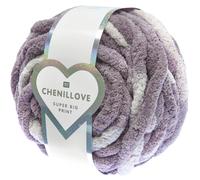Chenillove Super Big Print - superdickes Chenille-Garn, 300g/36m (Lila - 003)
