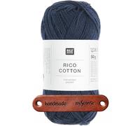 Rico Design COTTON 806 Marine Premium Wolle 50g für feine Amigurumi sommerliche Kleidung Accessoires und kreative Projekte mit mySearose Label